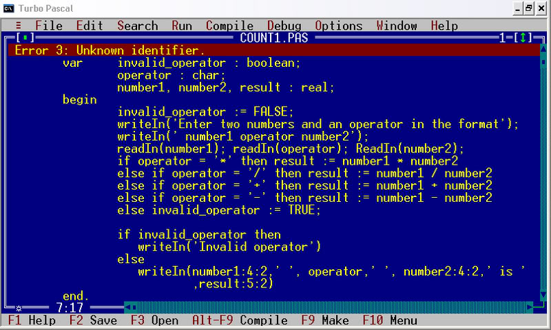 Lần đầu của coder - Pascal
